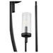 Myhouse Lighting Quorum - 601-8-69 - Eight Light Chandelier - Ladin - Textured Black w/ Clear Fluted Glass