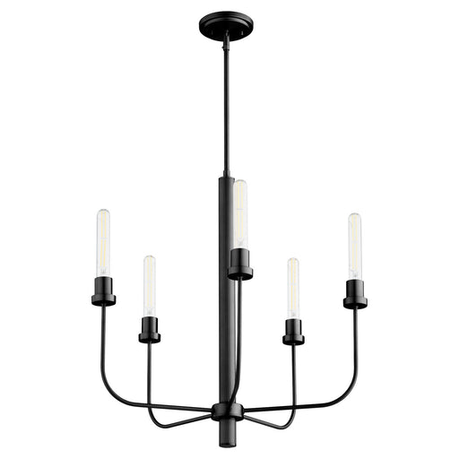 Myhouse Lighting Quorum - 612-5-59 - Five Light Chandelier - Sheridan - Matte Black