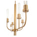 Myhouse Lighting Quorum - 622-6-80 - Six Light Chandelier - Sheridan - Aged Brass