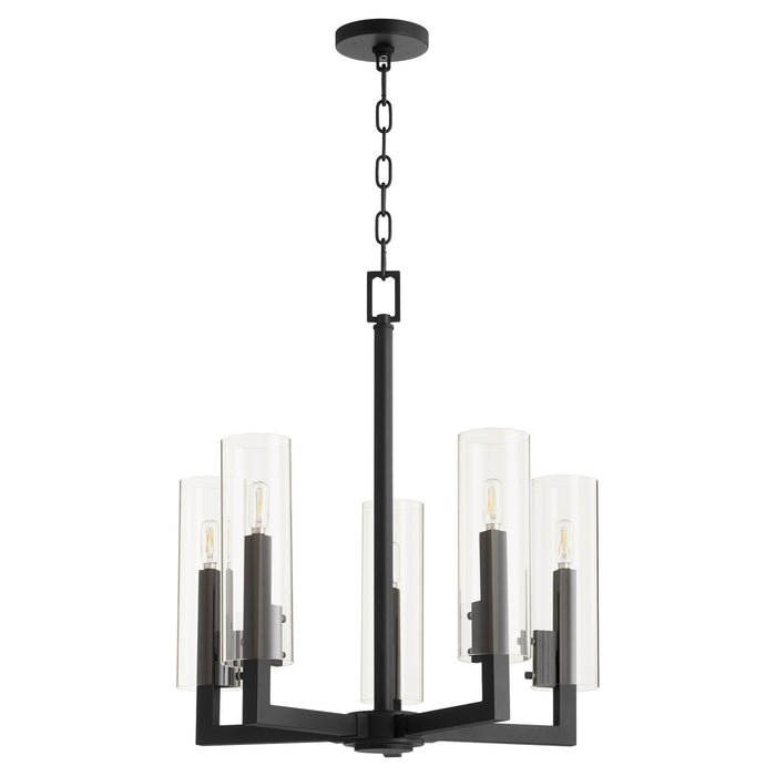 Myhouse Lighting Quorum - 6277-5-69 - Five Light Chandelier - Harbin - Textured Black