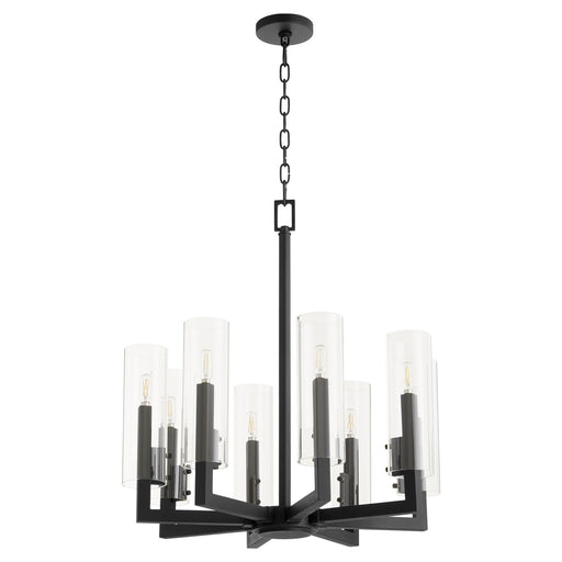 Myhouse Lighting Quorum - 6277-8-69 - Eight Light Chandelier - Harbin - Textured Black