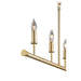 Myhouse Lighting Quorum - 647-5-80 - Five Light Chandelier - Harmony - Aged Brass