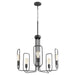 Myhouse Lighting Quorum - 650-5-69 - Five Light Chandelier - Howe - Textured Black