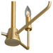 Myhouse Lighting Quorum - 657-3-80 - Three Light Chandelier - Harmony - Aged Brass