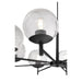 Myhouse Lighting Quorum - 678-8-59 - Eight Light Chandelier - Lyon - Matte Black