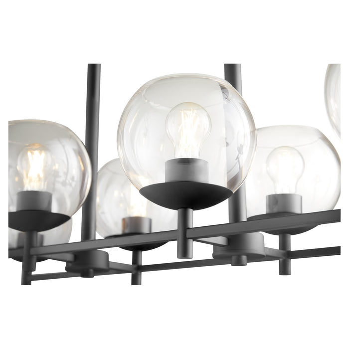 Myhouse Lighting Quorum - 688-8-59 - Eight Light Chandelier - Lyon - Matte Black