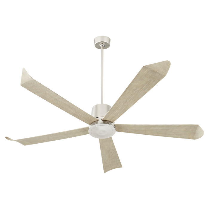 Myhouse Lighting Quorum - 82725-65 - 72"Patio Fan - Rova - Satin Nickel