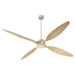 Myhouse Lighting Quorum - 28804-65 - 80"Ceiling Fan - Papillon - Satin Nickel