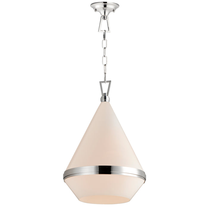 Myhouse Lighting Maxim - 10376WTPN - One Light Pendant - Giza - Polished Nickel