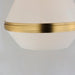 Myhouse Lighting Maxim - 10376WTSBR - One Light Pendant - Giza - Satin Brass