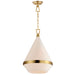 Myhouse Lighting Maxim - 10376WTSBR - One Light Pendant - Giza - Satin Brass