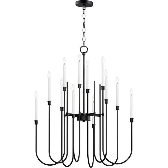 Myhouse Lighting Maxim - 11286BK - 12 Light Chandelier - Tux - Black