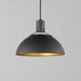 Myhouse Lighting Maxim - 12042ABBK - One Light Pendant - Dawn - Antique Brass / Black