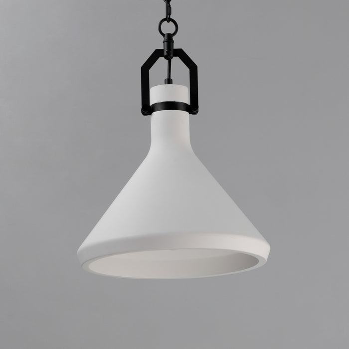 Myhouse Lighting Maxim - 12383WTBK - One Light Pendant - Lumi - Black