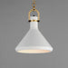 Myhouse Lighting Maxim - 12383WTSBR - One Light Pendant - Lumi - Satin Brass