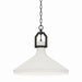 Myhouse Lighting Maxim - 12386WTBK - One Light Pendant - Lumi - Black