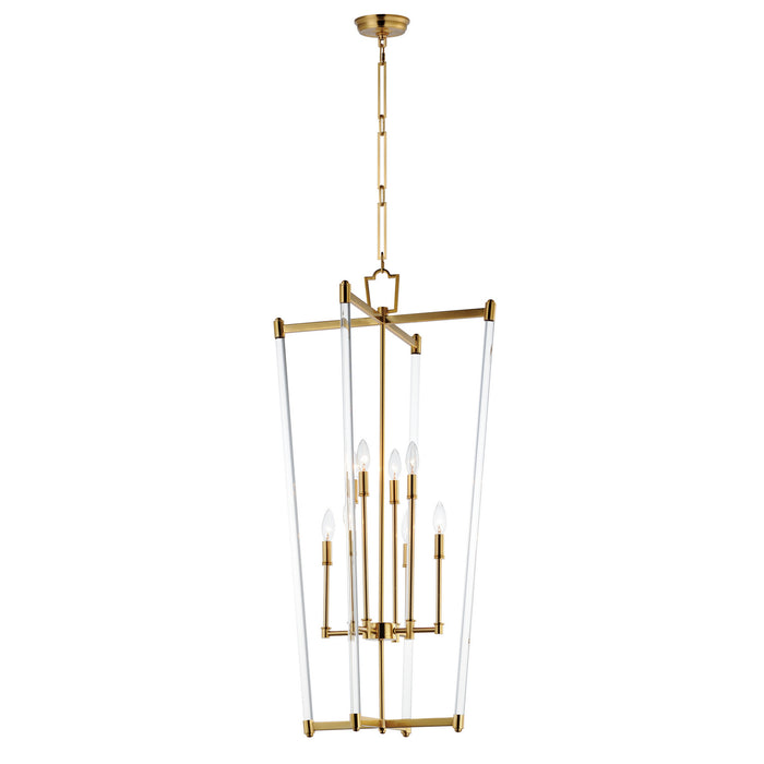 Myhouse Lighting Maxim - 16102CLHR - Eight Light Pendant - Lucent - Heritage