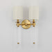Myhouse Lighting Maxim - 16108WTCLHR - Two Light Wall Sconce - Lucent - Heritage
