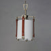 Myhouse Lighting Maxim - 16132FTWZBSD - One Light Pendant - Sausalito - Weathered Zinc / Brown Suede