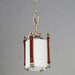 Myhouse Lighting Maxim - 16132FTWZBSD - One Light Pendant - Sausalito - Weathered Zinc / Brown Suede