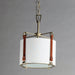 Myhouse Lighting Maxim - 16133FTWZBSD - One Light Pendant - Sausalito - Weathered Zinc / Brown Suede