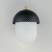 Myhouse Lighting Maxim - 30182WTBKGLD - One Light Outdoor Wall Sconce - Perf Outdoor - Black / Gold