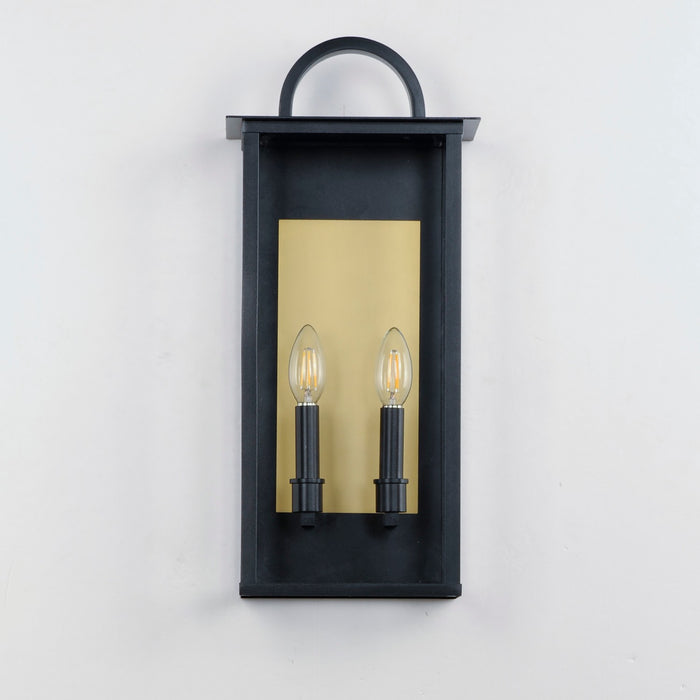 Myhouse Lighting Maxim - 30754CLBK - Two Light Outdoor Wall Sconce - Manchester - Black