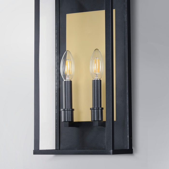 Myhouse Lighting Maxim - 30754CLBK - Two Light Outdoor Wall Sconce - Manchester - Black