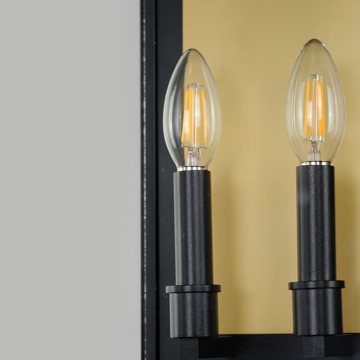 Myhouse Lighting Maxim - 30754CLBK - Two Light Outdoor Wall Sconce - Manchester - Black