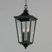 Myhouse Lighting Maxim - 40239CLBK - Two Light Outdoor Hanging Lantern - Sutton Place VX - Black