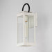 Myhouse Lighting Maxim - 40314CLWTBK - One Light Outdoor Wall Sconce - Nassau Vivex - White / Black