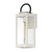 Myhouse Lighting Maxim - 40314CLWTBK - One Light Outdoor Wall Sconce - Nassau Vivex - White / Black