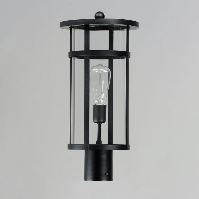 Myhouse Lighting Maxim - 40620CLBK - One Light Post Lantern - Clyde Vivex - Black