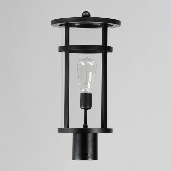 Myhouse Lighting Maxim - 40620CLBK - One Light Post Lantern - Clyde Vivex - Black