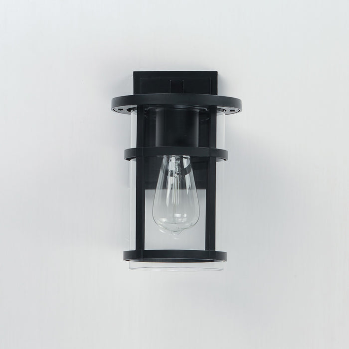 Myhouse Lighting Maxim - 40622CLBK - One Light Outdoor Wall Sconce - Clyde Vivex - Black
