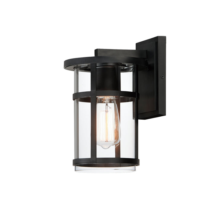 Myhouse Lighting Maxim - 40622CLBK - One Light Outdoor Wall Sconce - Clyde Vivex - Black