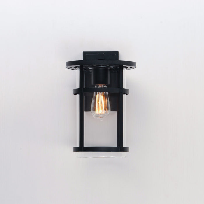 Myhouse Lighting Maxim - 40623CLBK - One Light Outdoor Wall Sconce - Clyde Vivex - Black