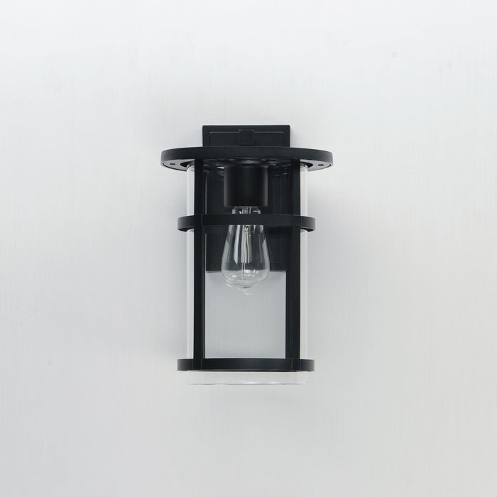 Myhouse Lighting Maxim - 40623CLBK - One Light Outdoor Wall Sconce - Clyde Vivex - Black