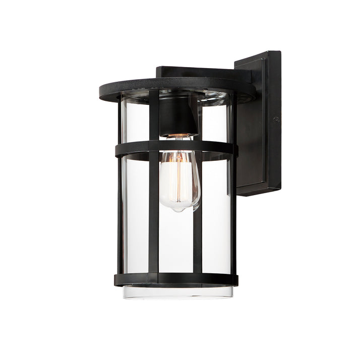 Myhouse Lighting Maxim - 40623CLBK - One Light Outdoor Wall Sconce - Clyde Vivex - Black