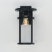 Myhouse Lighting Maxim - 40625CLBK - One Light Outdoor Wall Sconce - Clyde Vivex - Black