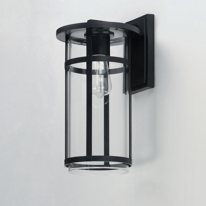 Myhouse Lighting Maxim - 40625CLBK - One Light Outdoor Wall Sconce - Clyde Vivex - Black