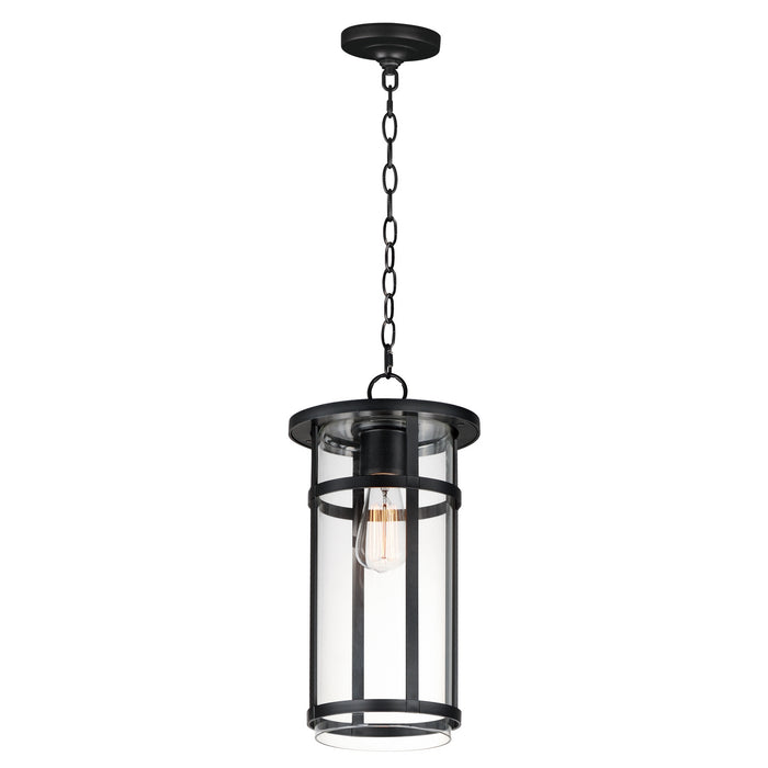 Myhouse Lighting Maxim - 40629CLBK - One Light Outdoor Pendant - Clyde Vivex - Black