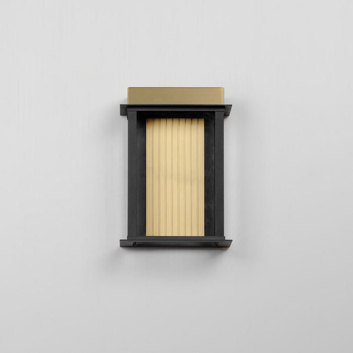 Myhouse Lighting Maxim - 50752BKGLD - LED Outdoor Wall Sconce - Rincon - Black / Gold