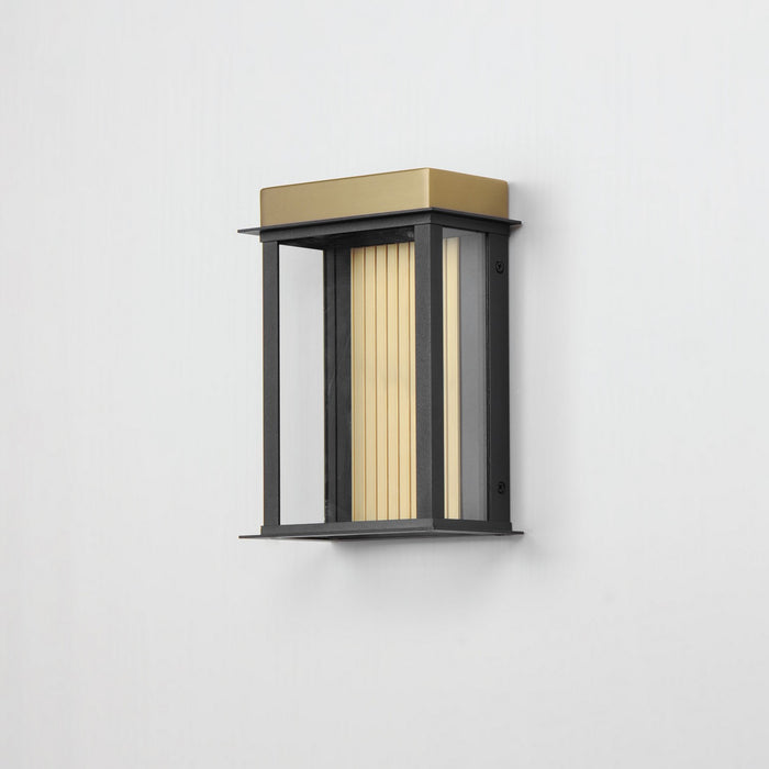 Myhouse Lighting Maxim - 50752BKGLD - LED Outdoor Wall Sconce - Rincon - Black / Gold