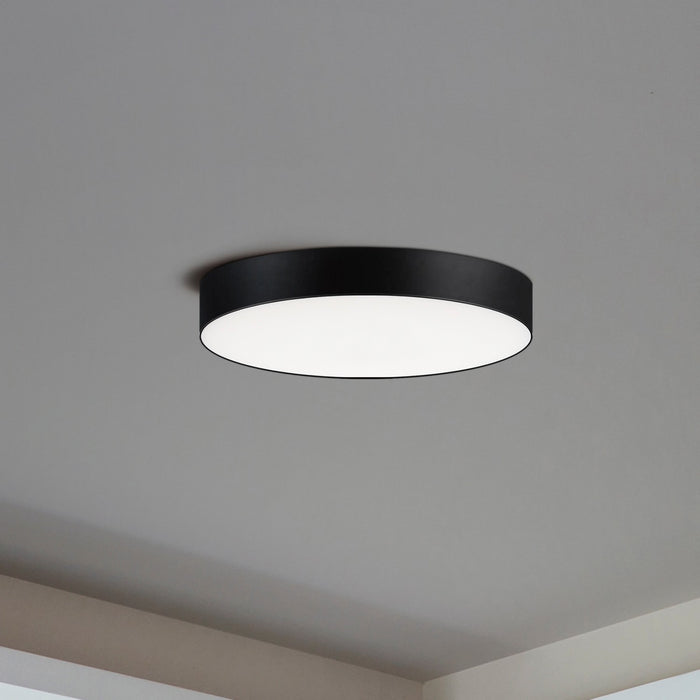 Myhouse Lighting Maxim - 57880WTBK - LED Flush Mount - Trim - 0-10 V - Black