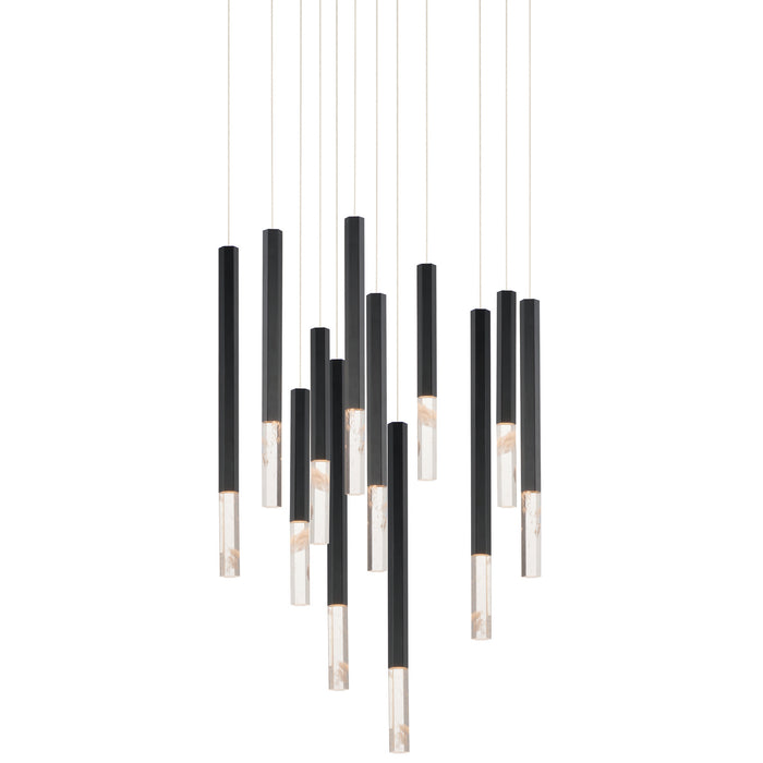 Myhouse Lighting ET2 - E11032-95BK - LED Pendant - Diaphane - Black