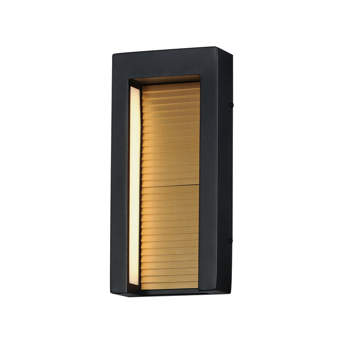 Myhouse Lighting ET2 - E30104-BKGLD - LED Outdoor Wall Sconce - Alcove - Black / Gold