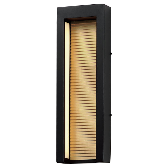 Myhouse Lighting ET2 - E30106-BKGLD - LED Outdoor Wall Sconce - Alcove - Black / Gold
