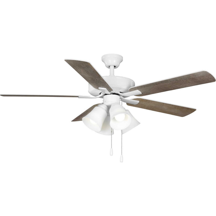 Myhouse Lighting Progress Lighting - P250081-030-WB - 52"Ceiling Fan - Airpro Builder Fan - White