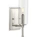 Myhouse Lighting Progress Lighting - P300356-009 - One Light Bath Vanity - Elara - Brushed Nickel